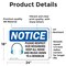Signmission Please Respect Our Neighbors Sign With Symbol, 24 in W x Rectangle, Vinyl Decal OS-2PACK-NS-D-1824-L-17569 - alternate 3